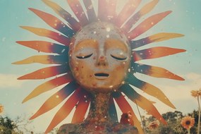 Poszter 91,5x61cm Napfény Meditáció