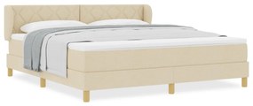 Boxspring Ágy Matraccal - Krém - 180x200 cm - Szövet