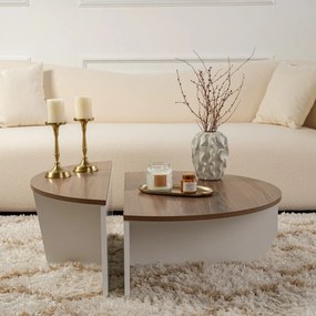 Orion Walnut White dohányzóasztal