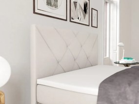 Franciaágy Boxspring 140 cm Darro (fehér) (tárolóhellyel). Akció -17%. 1044210