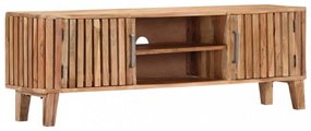 tömör akácfa TV-szekrény 130 x 30 x 45 cm