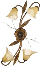 ONLI - Mennyezeti lámpa ALGA 4xE14/6W/230V bronz