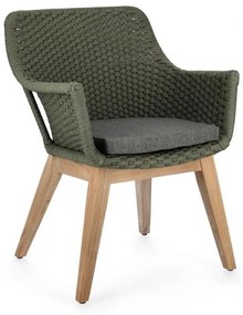 ALLISON II zöld kerti szék