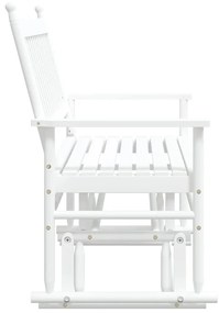 fehér tömör nyárfa hintapad 118 x 70 x 104,5 cm