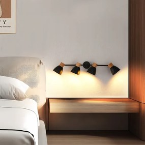 Brilagi - Spotlámpa ODENSE 4xE14/10W/230V kaucsukfa/fekete