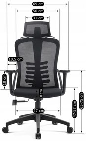 Iroda Forgószék Fekete Színben. JULIET