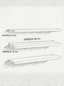 Shelf60 3 - Walnut