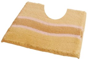Fürdőszoba-szőnyeg LAVELLO Krémszínű - Krémszínű   / 50 x 50 cm WC kagyló elé, kivágással