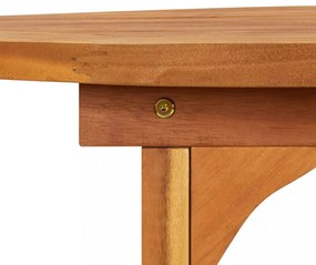 tömör akácfa kerti étkezőasztal 180 x 90 x 75 cm