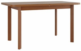 Asztal Victorville 133Égerfa, 76x80x140cm, Hosszabbíthatóság, Laminált forgácslap, Fa, Részben összeszerelt