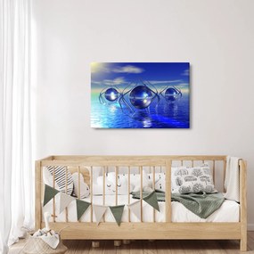 Absztrakció kép - víz (90x60 cm)