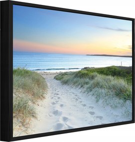 Vászonkép Fekete Keretben Tengerpart Természet Nappali Hálószoba 120x80
