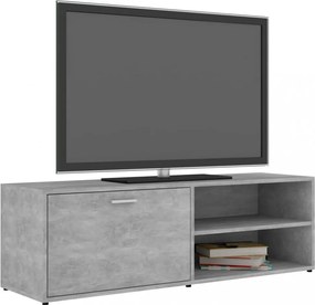betonszürke szerelt fa TV-szekrény 120 x 34 x 37 cm