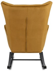 Hintafotel Mustár Bársony Kárpittal. JACKSON