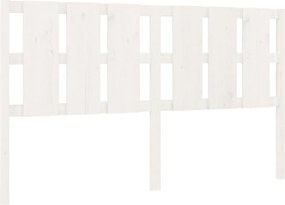 vidaXL fehér tömör fenyőfa ágyfejtámla 185,5x4 x100 cm