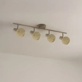 DEX spotlámpa 4xE14/10W/230V bézs/krém