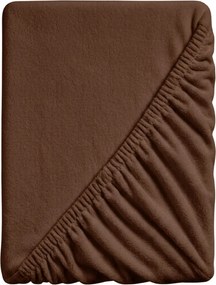 Mikroplüss lepedő SOFT BRONE 90x200 cm barna