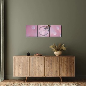 Kép - Pillangó (órával) (90x30 cm)
