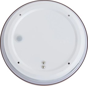 Modern Sienna mennyezeti lámpa fehér 25 cm IP44 - Walden