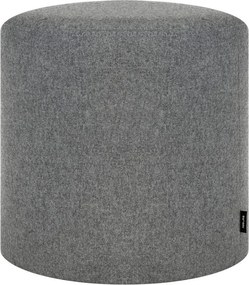 Szürke gyapjú puff Folk – noo.ma