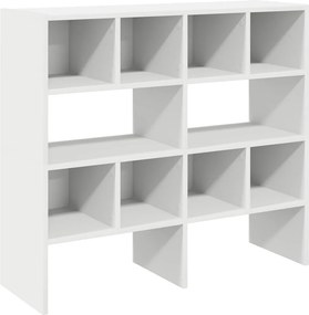vidaXL cipőtartó állványok 2 db egymásba rakható fehér 89,5x30x40 cm