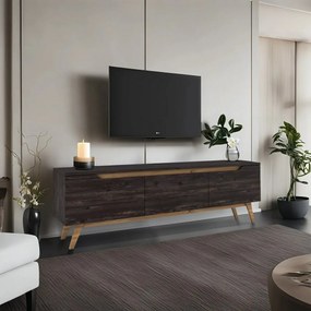 Dita Black and Walnut TV-asztal