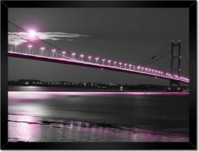 Poszterek keretben 40x30 Lila világítás