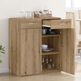 Tárolószekrény Mesterséges tölgy 80x42.5x93.5 cm Műszaki fa