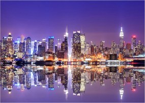 Manhattan képe (üvegen) (70x50 cm)
