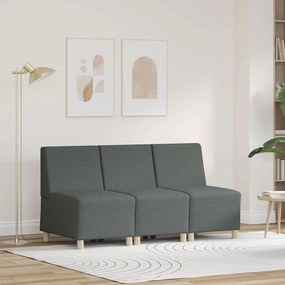 Karfa Nélküli Modularis Kanapé Egység 3 pcs Sötétszürke