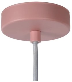 Lucide 78393/38/66 - Csillár zsinóron MERLINA 1xE27/60W/230V rózsaszín