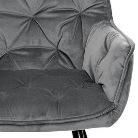 Szürke Bársony Étkezőszék. DCH-421 GREY4