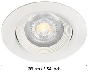 Eglo 32896 - KÉSZLET 3x beépíthető lámpa SARTIANO 1xLED/5W/230V