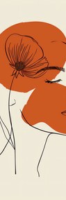 Poszter 30,5x91,5cm Meleg virág