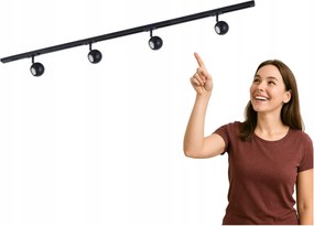 Sínre szerelhető spot lámpa Marvi Tr Blake 920421-4-BL-SET Italux