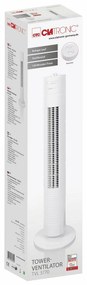 Clatronic TVL 3770 oszlopos ventilátor, fehérszínben