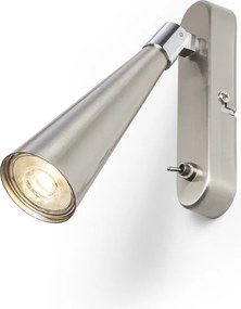 RENDL ALEXIS nástěnná matný nikl 230V LED GU10 5W