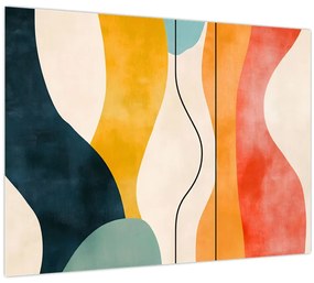 Kép - Minimalista színes illusztráció II. (70x50 cm)