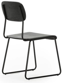 Fekete étkezőszék szett 2 db-os Aira – Marckeric