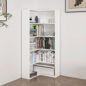 Adel könyvespolc, fehér, 60×60 cm – TR506MNR1542
