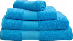 Frottír törölköző 100% Nedvszívó Pamut 450g Olima Classic 100x150 Carib Blue