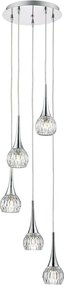 Dar Lighting LYALL LYA0550 Függőlámpa 5x40W/G9