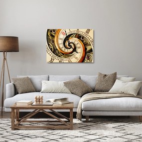 Egy óra képe (üvegen) (70x50 cm)