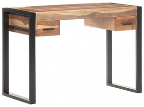 tömör fa íróasztal 110 x 50 x 76 cm