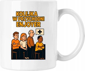 Bögre Kisvasút a rendelőben Enjoyer Fehér 330ml