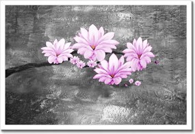 Poszter keretben 60x40 Magnólia virágok