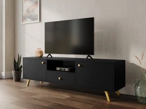 TV szekrény Astradon 160 (fekete + arany) . 1106188