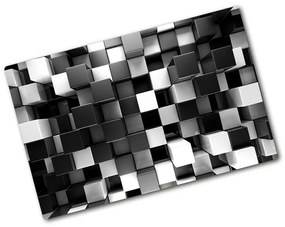 Üveg vágódeszka Absztrakció kocka pl-ko-80x52-f-72067994