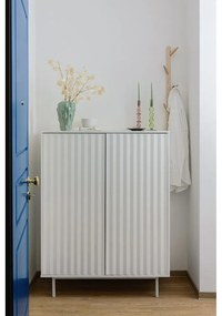 Sierra fehér magas komód 97x130 cm - Teulat