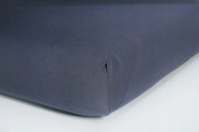 Jersey Gumis Lepedő Grafit 200x220